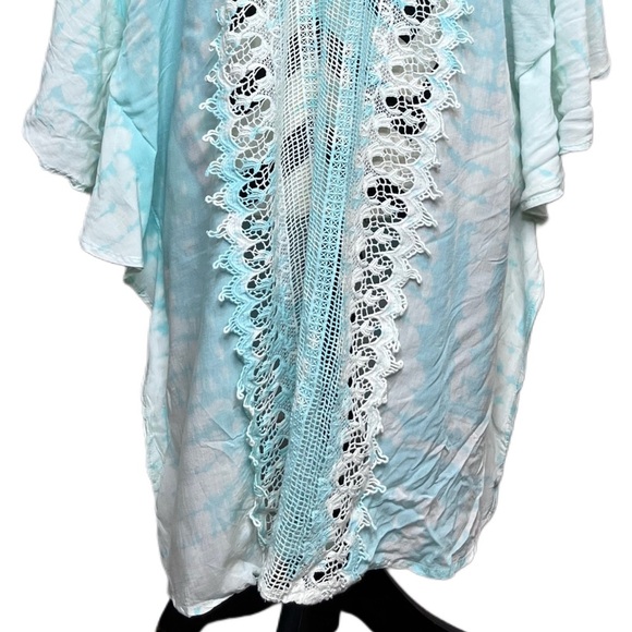 NWT Surf Gypsy Beachy Boho Sz M Embroidered Beach Cover Up Tunic - Picture 3 of 16